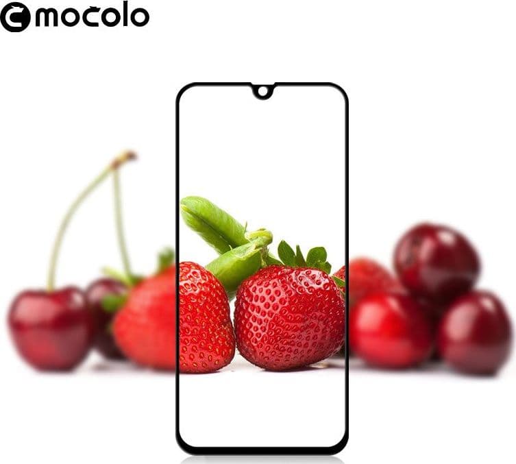 Mocolo 3D 9H Full Glue - Full screen protector for Samsung Galaxy A40 (Black) - 4