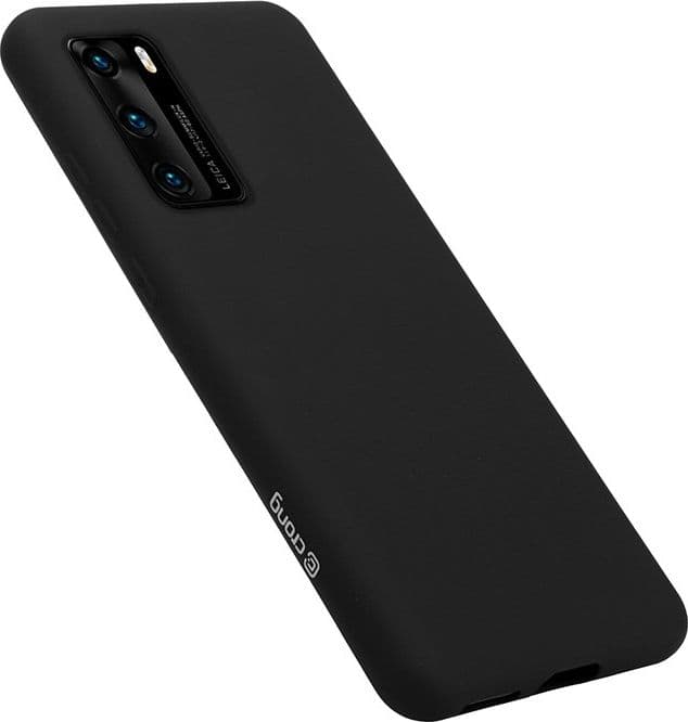 Crong Color Cover - Custodia per Huawei P40 (Nero) - 18