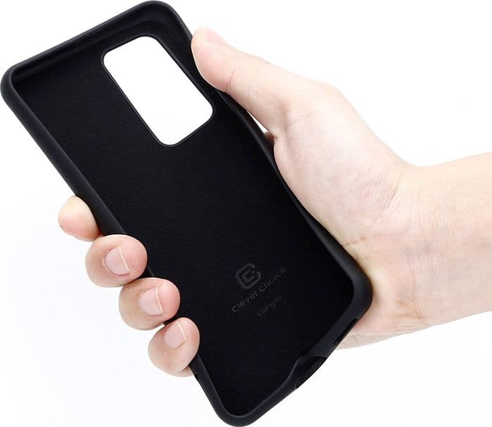 Crong Color Cover - Custodia per Huawei P40 (Nero) - 7