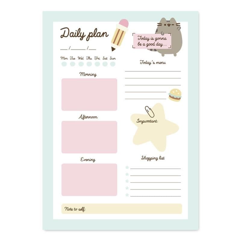 Pusheen - Agenda giornaliera della collezione Foodie 54 pagine - 8