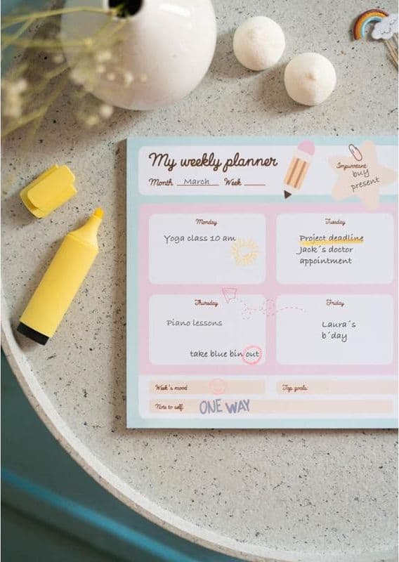 Pusheen - Agenda settimanale della collezione Foodie 54 pagine A4 - 12