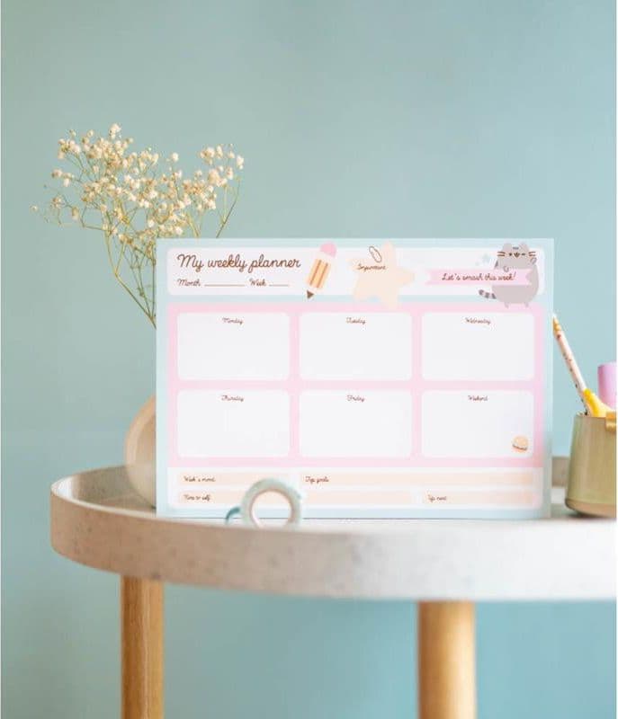 Pusheen - Agenda settimanale della collezione Foodie 54 pagine A4 - 7