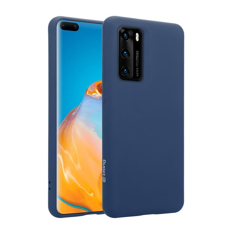 Crong Color Cover - Custodia per Huawei P40 (Blu) - 4