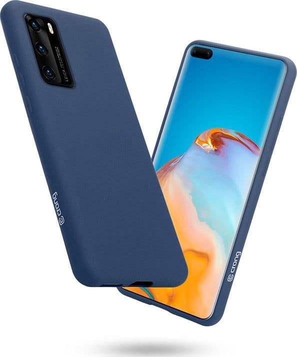 Crong Color Cover - Custodia per Huawei P40 (Blu) - 10