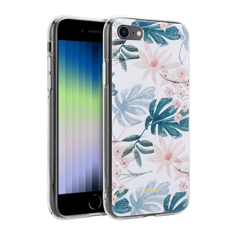 Custodia Crong Flower – Custodia per iPhone SE (2022/2020) / 8 / 7 (modello 01)