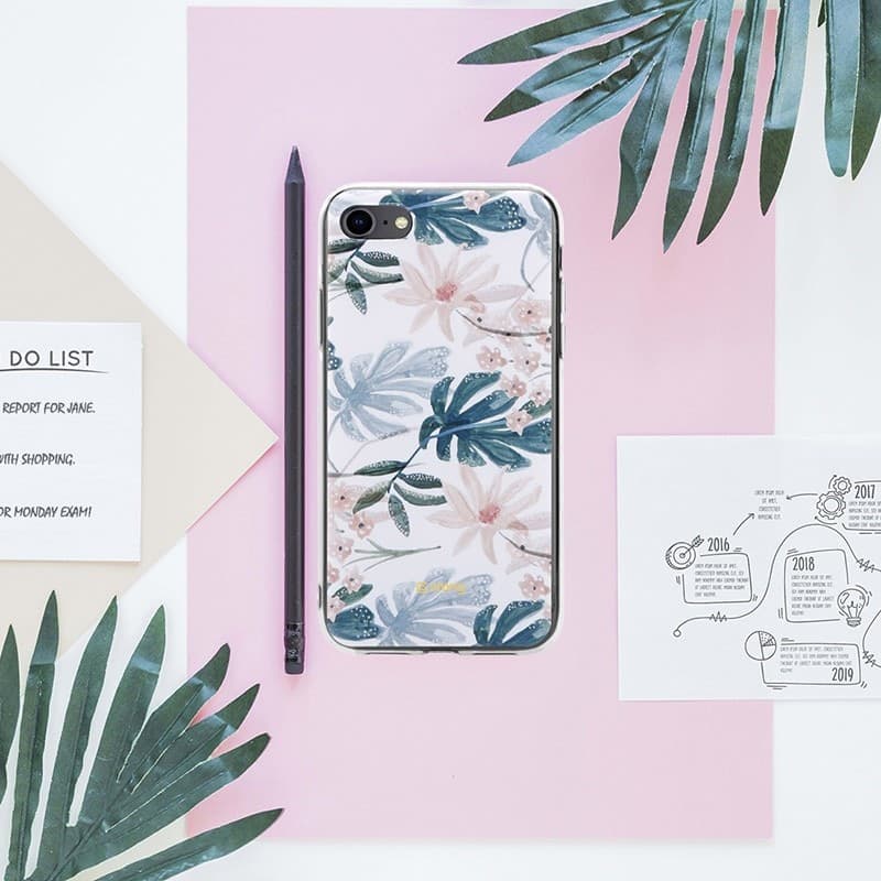Custodia Crong Flower – Custodia per iPhone SE (2022/2020) / 8 / 7 (modello 01) - 14