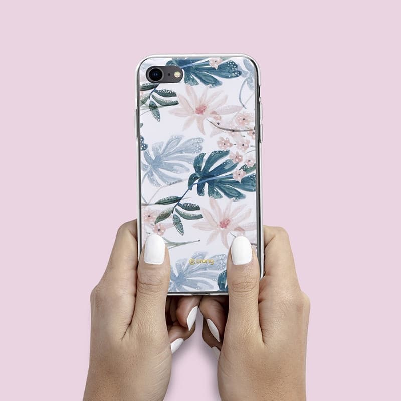 Custodia Crong Flower – Custodia per iPhone SE (2022/2020) / 8 / 7 (modello 01) - 5