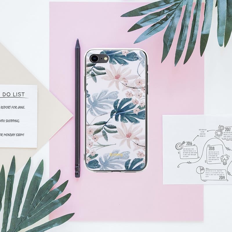 Custodia Crong Flower – Custodia per iPhone SE (2022/2020) / 8 / 7 (modello 01) - 7