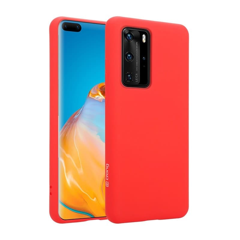 Crong Color Cover - Custodia per Huawei P40 Pro (Rosso) - 13