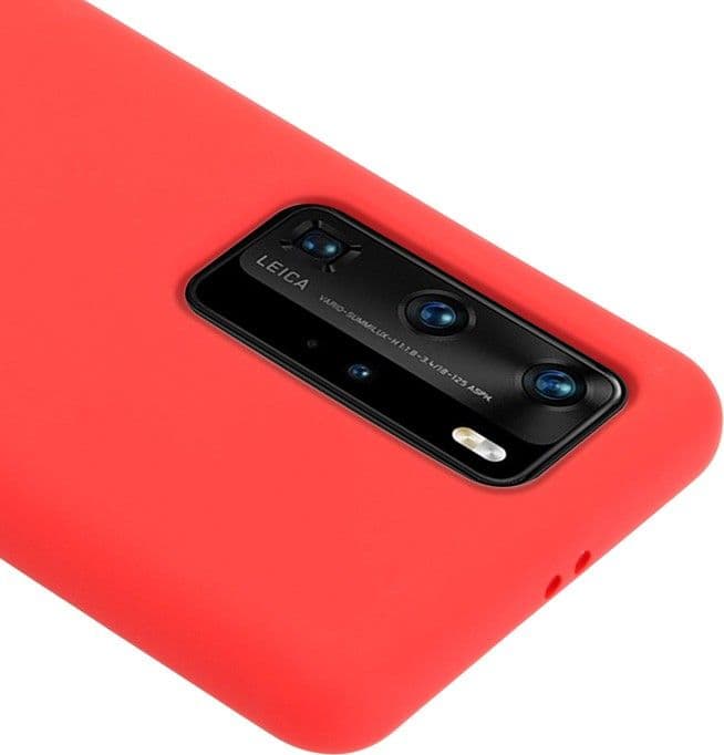 Crong Color Cover - Custodia per Huawei P40 Pro (Rosso) - 17