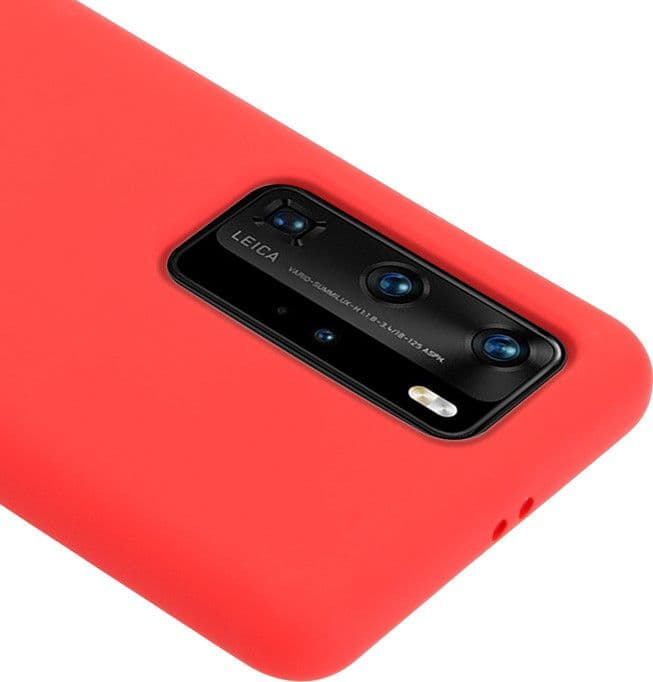Crong Color Cover - Custodia per Huawei P40 Pro (Rosso) - 8