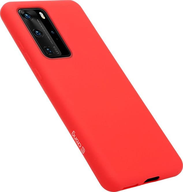 Crong Color Cover - Custodia per Huawei P40 Pro (Rosso) - 9