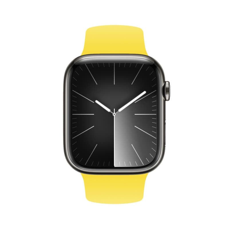 Crong Liquid - Cinturino per Apple Watch 38/40/41/42 mm (Giallo) - 2
