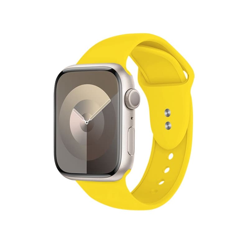 Crong Liquid - Cinturino per Apple Watch 38/40/41/42 mm (Giallo) - 6