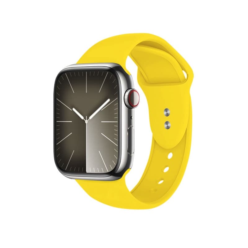 Crong Liquid - Cinturino per Apple Watch 38/40/41/42 mm (Giallo) - 7