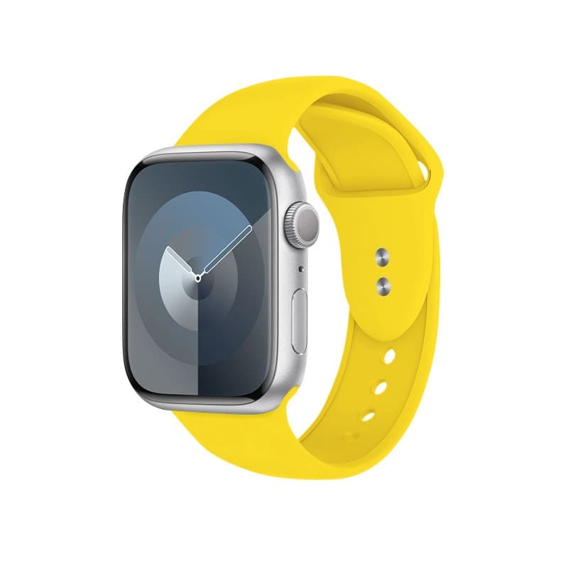 Crong Liquid - Cinturino per Apple Watch 38/40/41/42 mm (Giallo) - 8