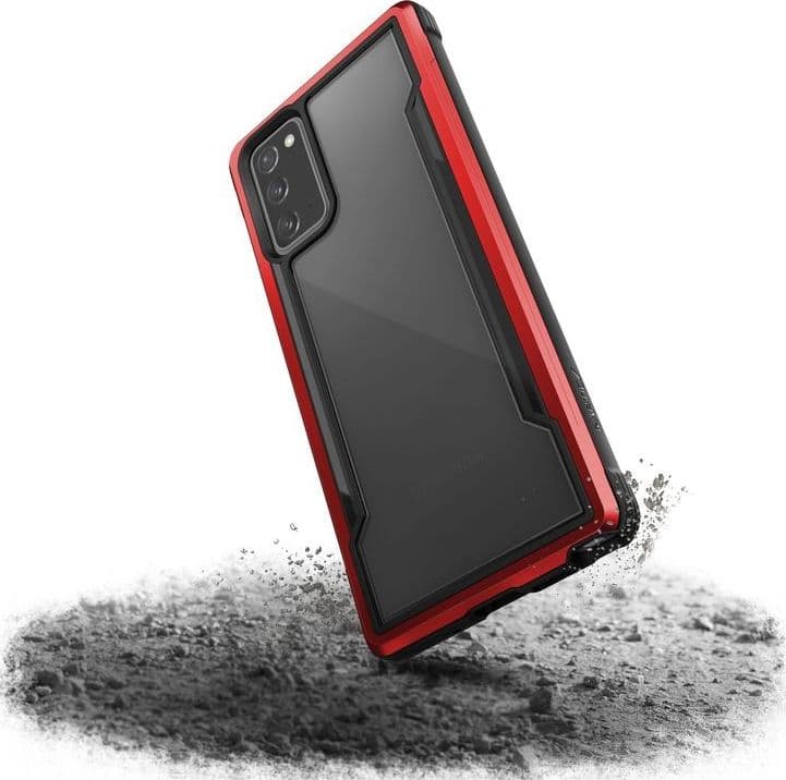 X-Doria Raptic Shield - Aluminum Case for Samsung Galaxy Note 20 (Drop test 3m) (Red) - 8