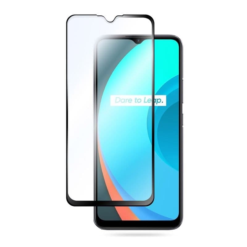 Crong 7D Nano Flexible Glass - Vetro ibrido 9H per schermo intero OPPO realme C11 - 9