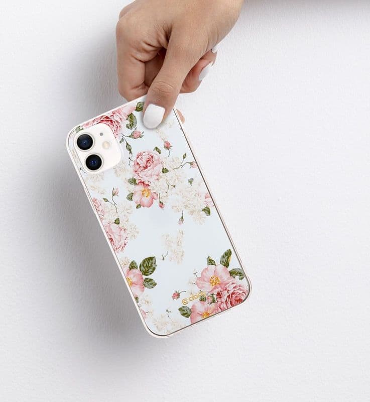 Custodia Crong Flower - Custodia per iPhone 12 Mini (modello 02) - 12