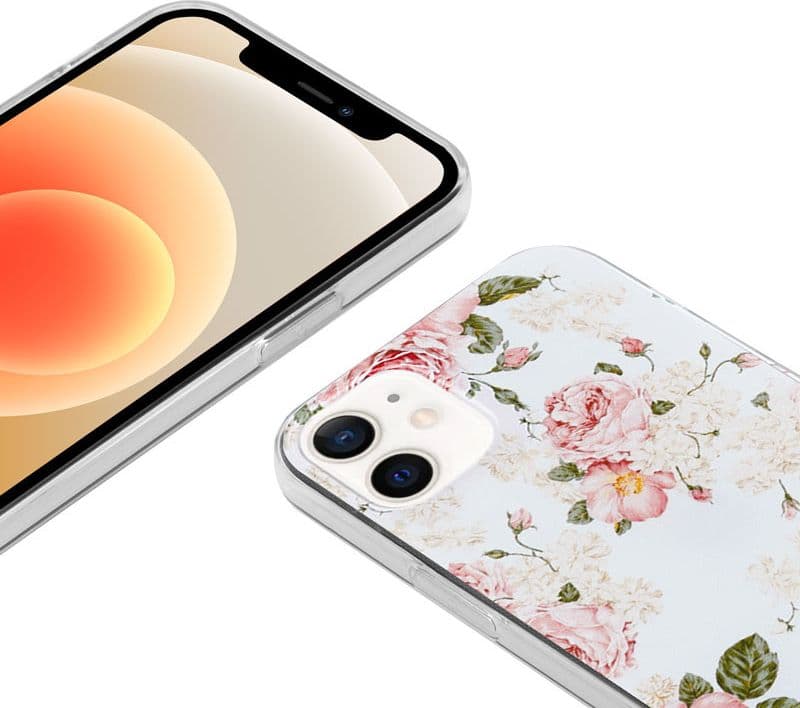 Custodia Crong Flower - Custodia per iPhone 12 Mini (modello 02) - 4