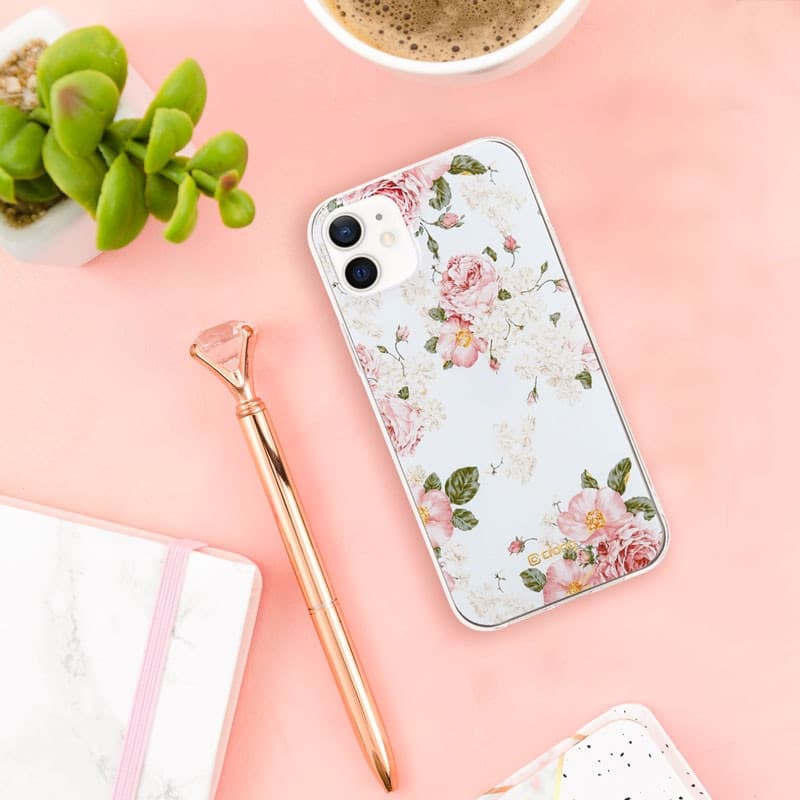 Custodia Crong Flower - Custodia per iPhone 12 Mini (modello 02) - 7