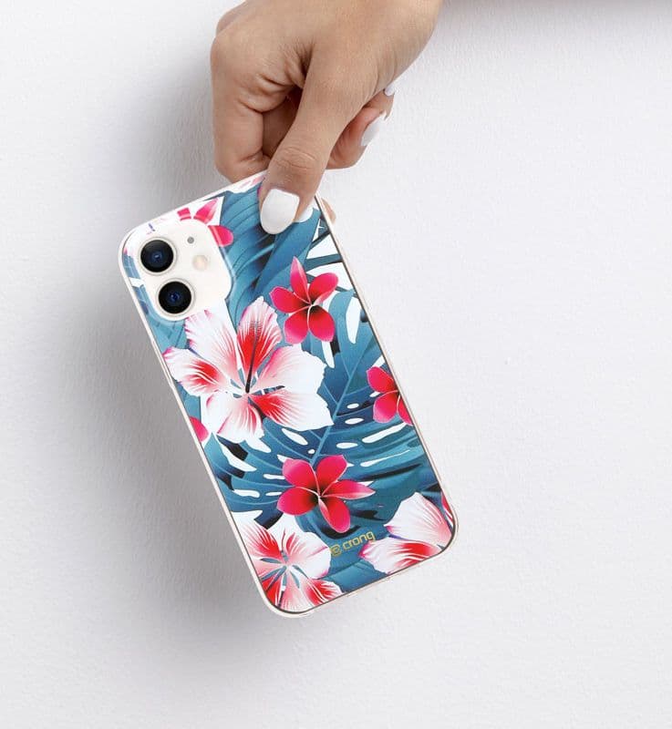 Custodia Crong Flower - Custodia per iPhone 12 / iPhone 12 Pro (modello 03) - 5