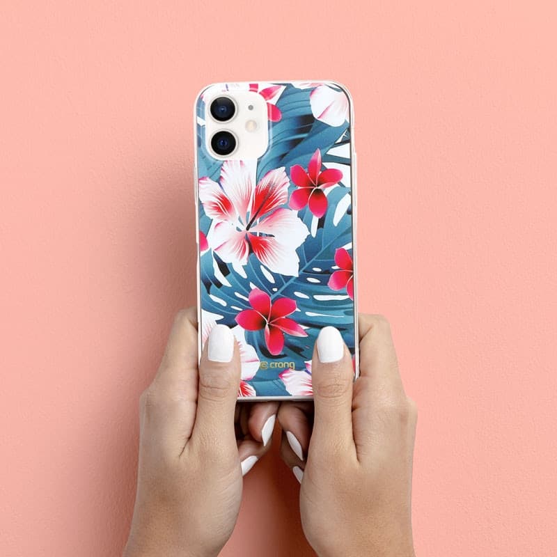 Custodia Crong Flower - Custodia per iPhone 12 / iPhone 12 Pro (modello 03) - 6