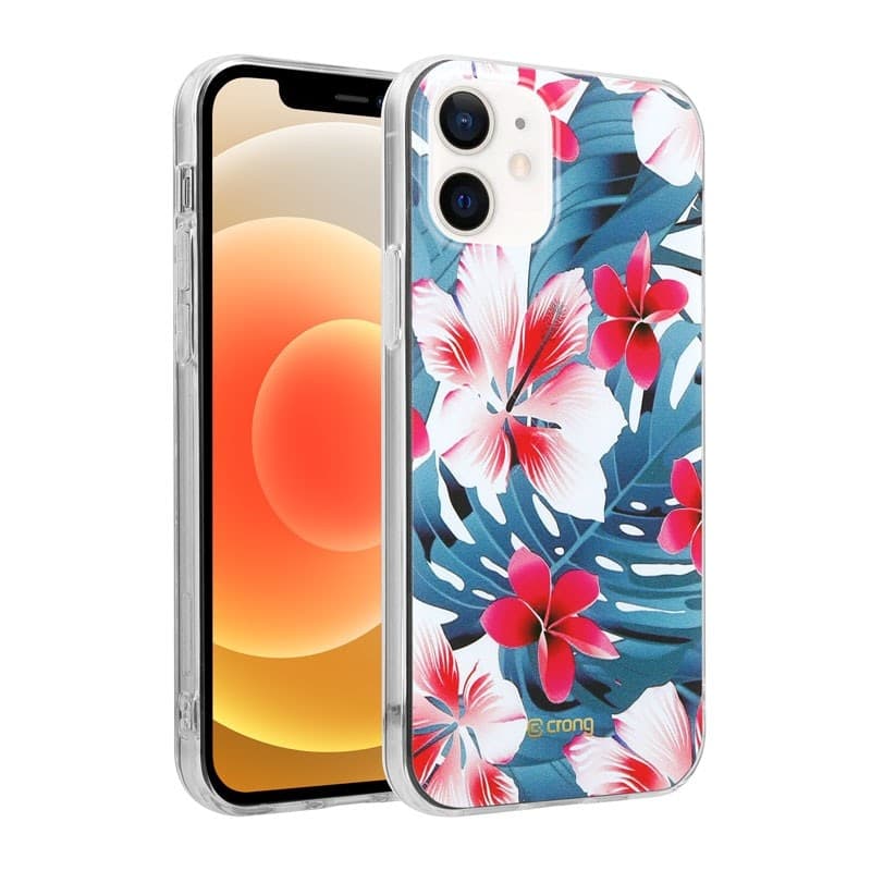 Custodia Crong Flower - Custodia per iPhone 12 / iPhone 12 Pro (modello 03) - 8