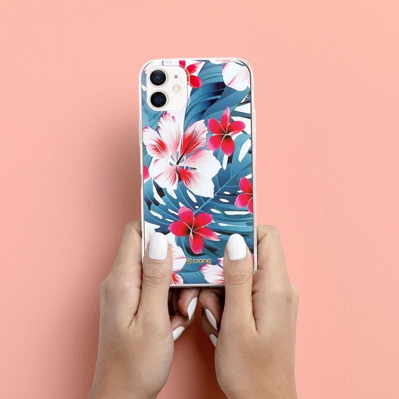 Custodia Crong Flower - Custodia per iPhone 12 Mini (modello 03) - 13