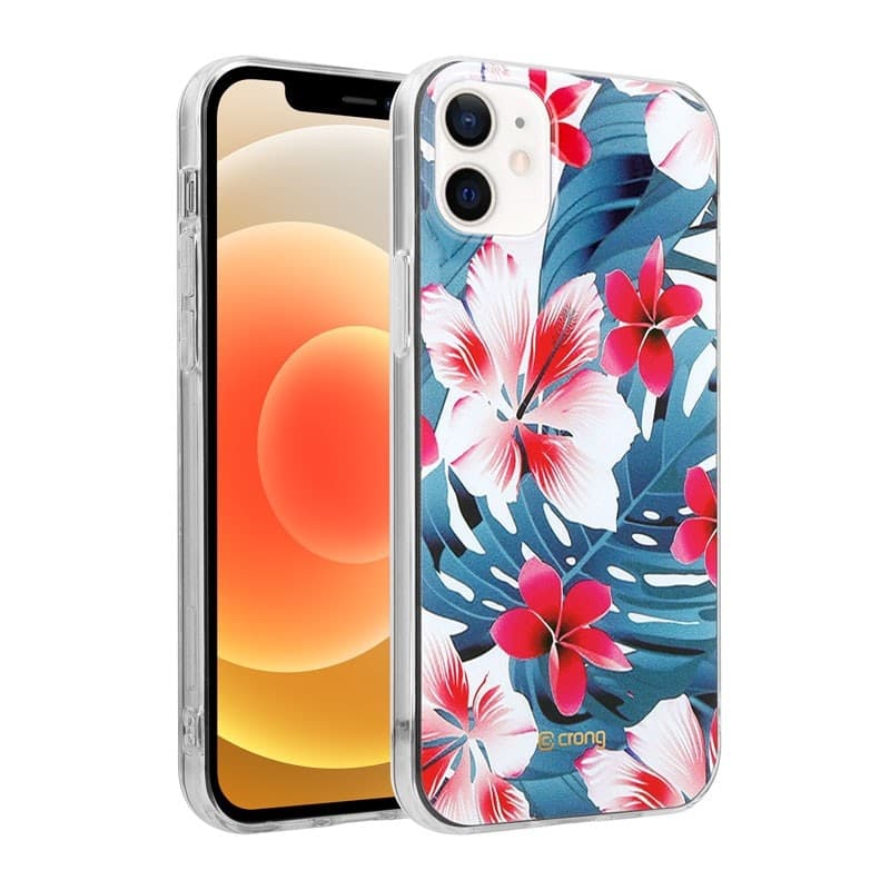 Custodia Crong Flower - Custodia per iPhone 12 Mini (modello 03) - 8