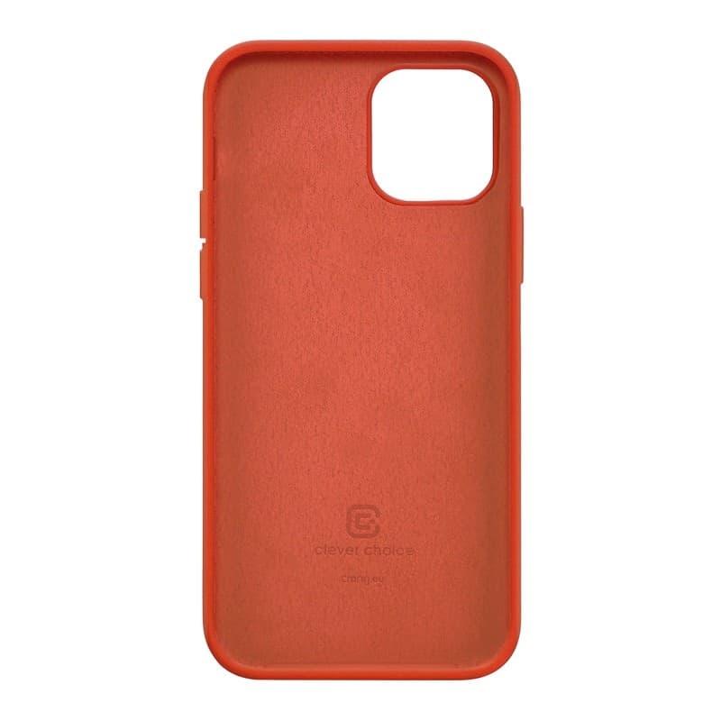 Crong Color Cover - Custodia per iPhone 12 Pro Max (Rosso) - 13