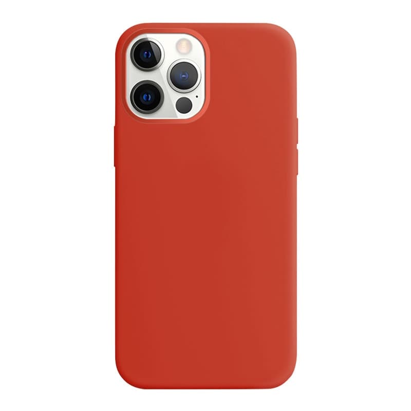 Crong Color Cover - Custodia per iPhone 12 Pro Max (Rosso) - 4