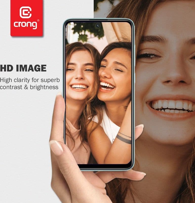 Crong 7D Nano Flexible Glass – Vetro ibrido 9H infrangibile per l'intero schermo del Samsung Galaxy S21 - 12