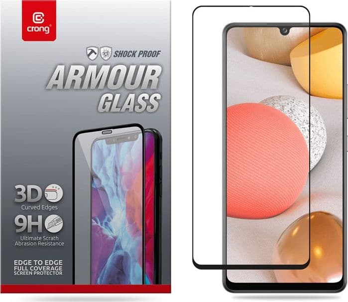 Crong 3D Armor Glass - Vetro temperato 9H Full Glue per l'intero schermo del Samsung Galaxy A42 5G - 16