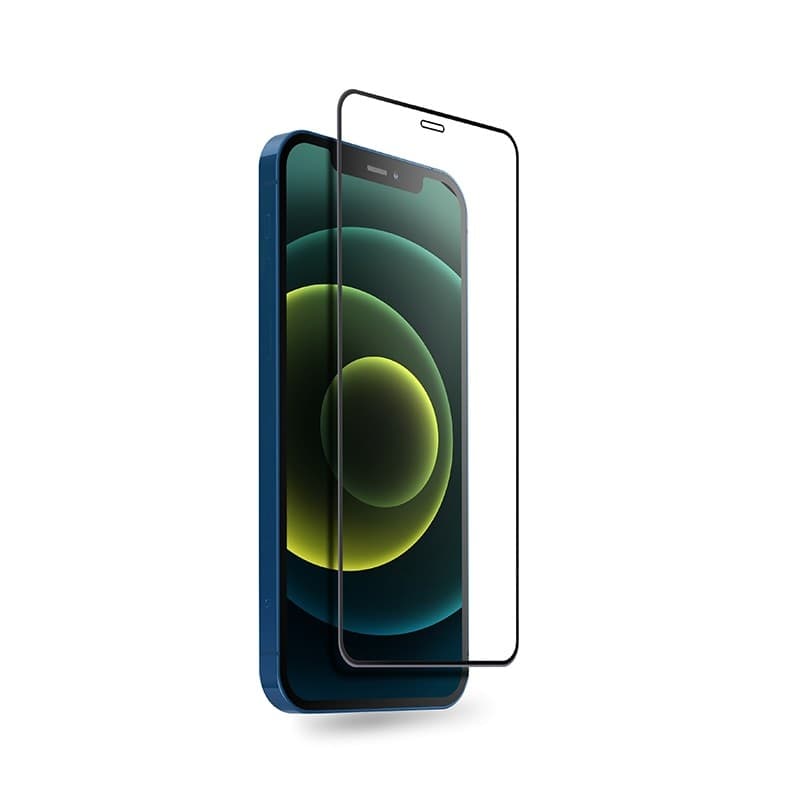 Crong Anti-Bacterial 3D Armor Glass – Vetro temperato 9H per l'intero schermo dell'iPhone 12 Mini + telaio di installazione - 10