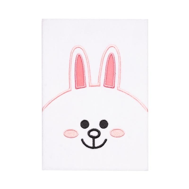 Line Friends - Plush Notebook A5 (white) - 2