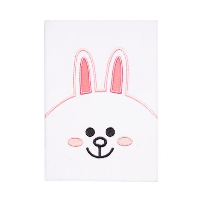 Line Friends - Plush Notebook A5 (white) - 4