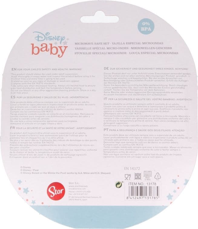 Mickey Mouse - Microwave set (bowl with spoon) (Cool) - 3