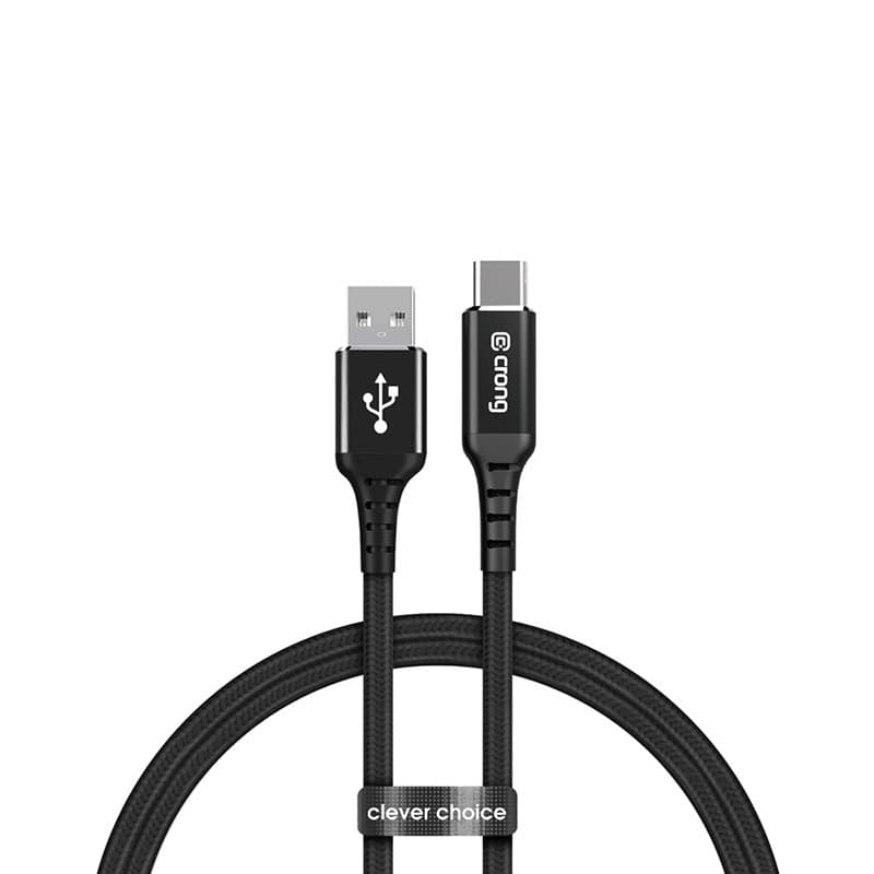 Crong Armor Link - Cavo USB-A a USB-C 60W PD 3A 150cm (nero) - 4