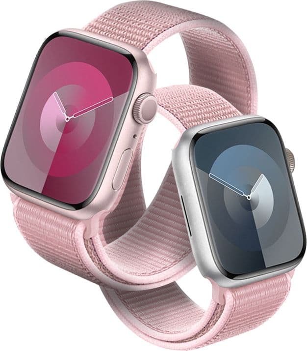 Cinturino sportivo Crong in nylon per Apple Watch 38/40/41/42 mm (rosa cipria) - 7
