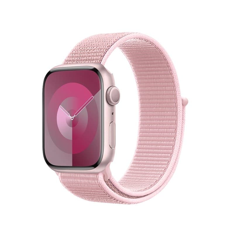 Cinturino sportivo Crong in nylon per Apple Watch 38/40/41/42 mm (rosa cipria) - 8