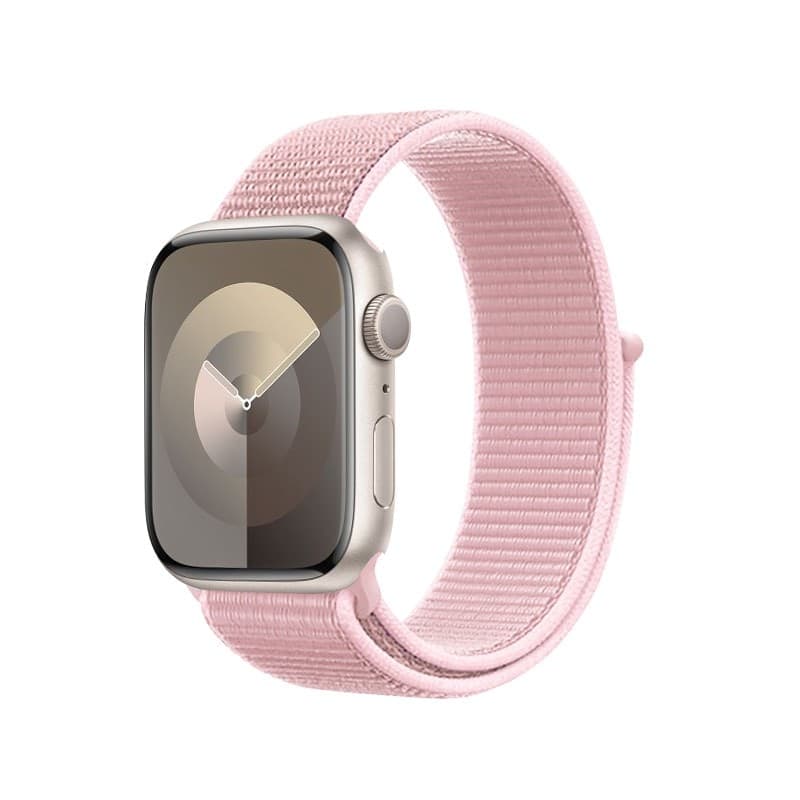 Cinturino sportivo Crong in nylon per Apple Watch 38/40/41/42 mm (rosa cipria) - 9