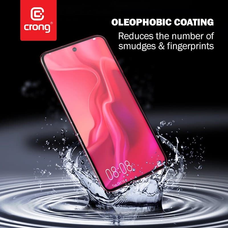 Crong 7D Nano Flexible Glass – Vetro ibrido 9H infrangibile per l'intero schermo del Samsung Galaxy S21+ - 13