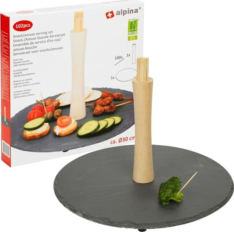 Alpina - Set for serving snacks 30 cm - 11