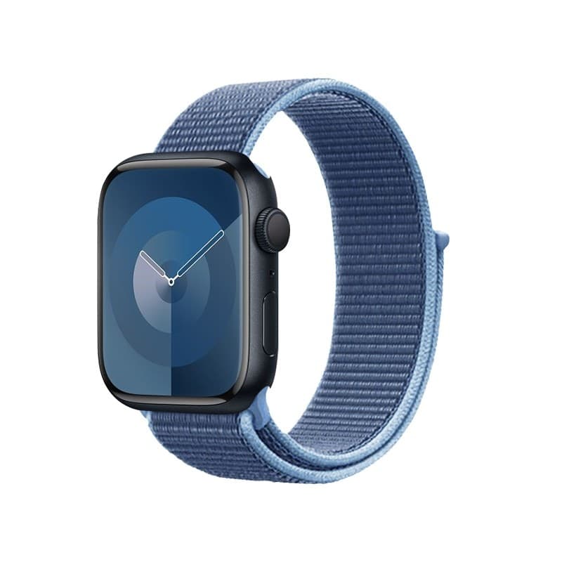 Cinturino sportivo Crong in nylon per Apple Watch 38/40/41/42 mm (blu oceano) - 11