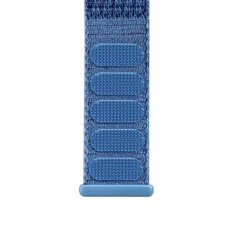Cinturino sportivo Crong in nylon per Apple Watch 38/40/41/42 mm (blu oceano) - 7