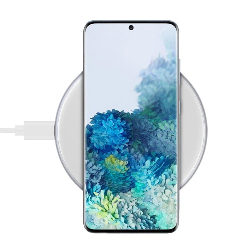 Caricabatterie wireless rapido Crong PowerSpot – Caricabatterie wireless Qi USB-C in alluminio da 15 W con rivestimento in vetro - 14