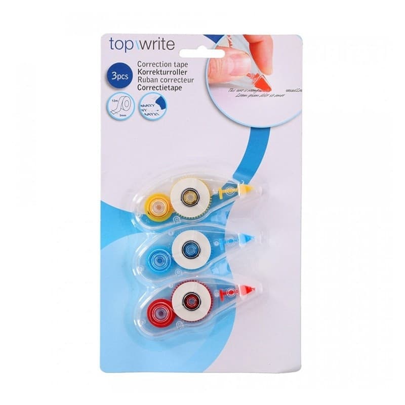 Topwrite - Corrector in tape 3 pcs. - 2