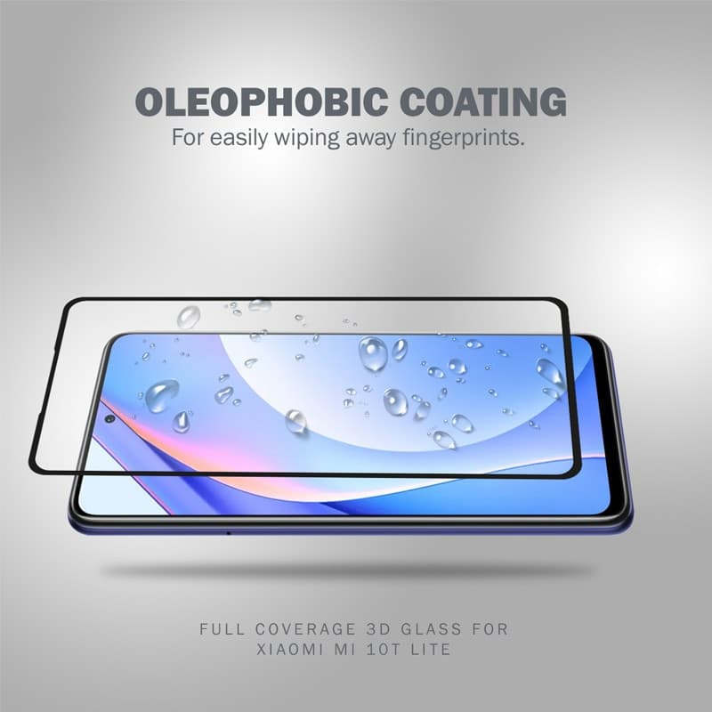 Crong 3D Armor Glass - Vetro temperato 9H Full Glue per l'intero schermo dello Xiaomi Mi 10T Lite - 3