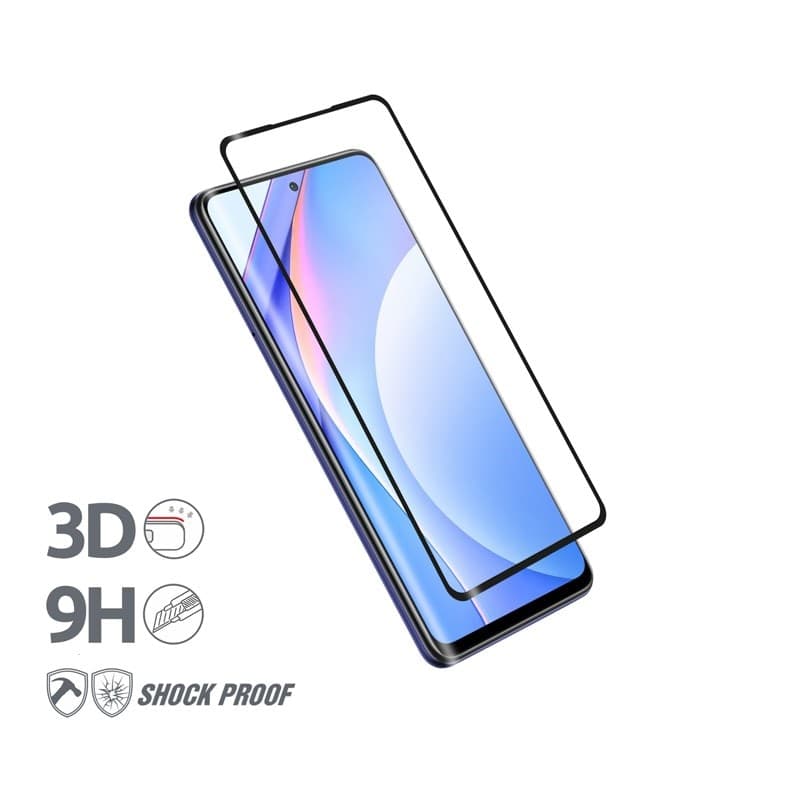 Crong 3D Armor Glass - Vetro temperato 9H Full Glue per l'intero schermo dello Xiaomi Mi 10T Lite - 9